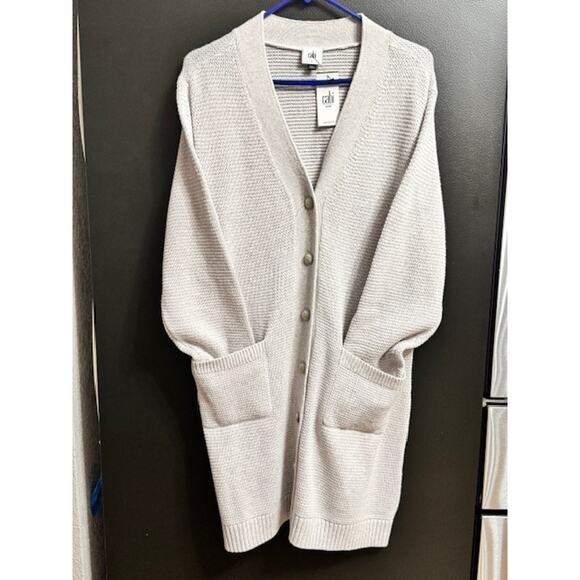 NEW $149 Cabi Cozy Cardigan, Size Large Style #6442, Dove - Picture 1 of 9